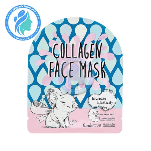 Mặt nạ giấy Lookatme Collagen Face Mask 25ml - Giúp dưỡng ẩm da